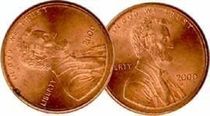 Double Sided Coin - Penny Heads